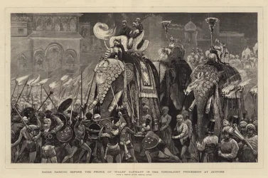 Naga che danzano davanti all